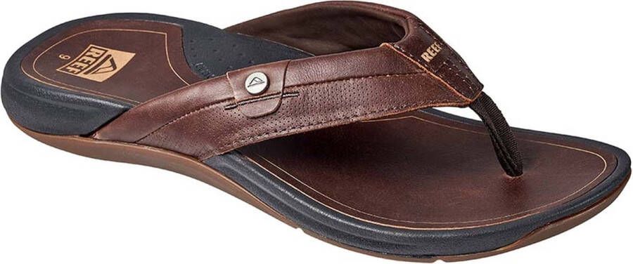 Reef Pacific Heren Slippers Dark Brown