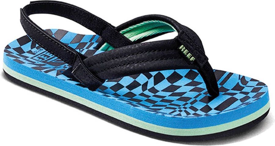 Reef Slippers Little Ahi Swell Checkers