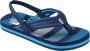 Reef Kids Ahi teenslippers met hielbandje donkerblauw Jongens Textiel 28 - Thumbnail 1