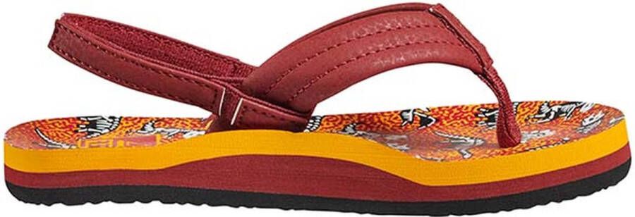 Reef Kid's Little Ahi Sandalen maat 7K 8K rood