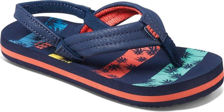 Reef Slippers Unisex blauw rood geel