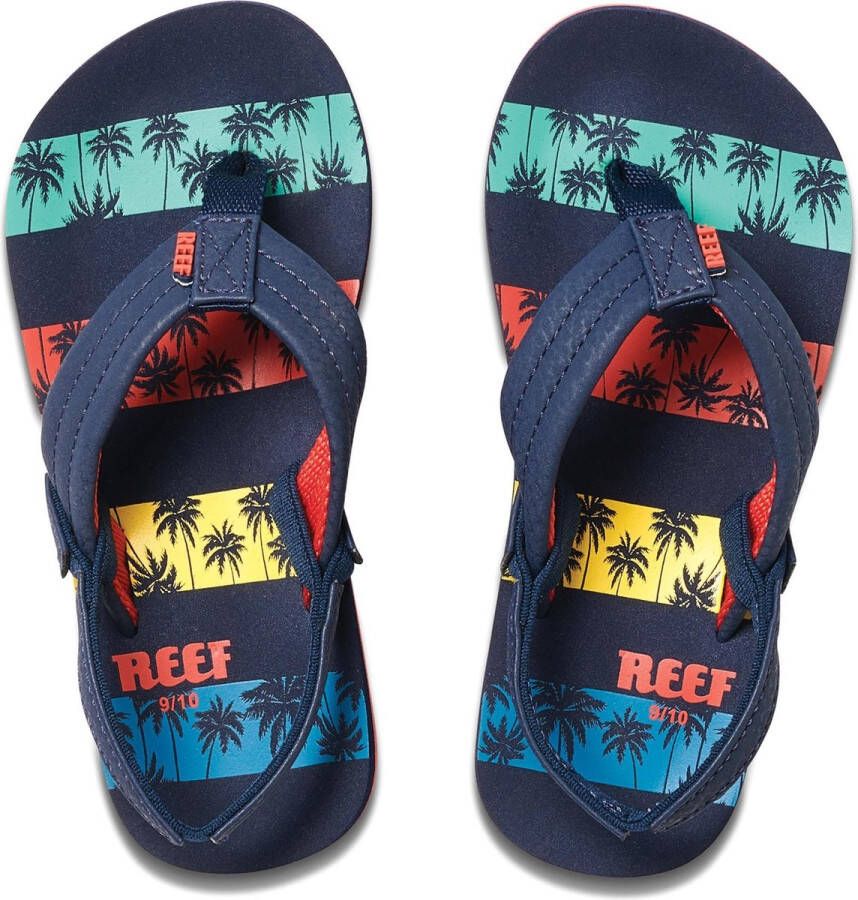 Reef Kid's Little Ahi Sandalen maat 7K 8K blauw