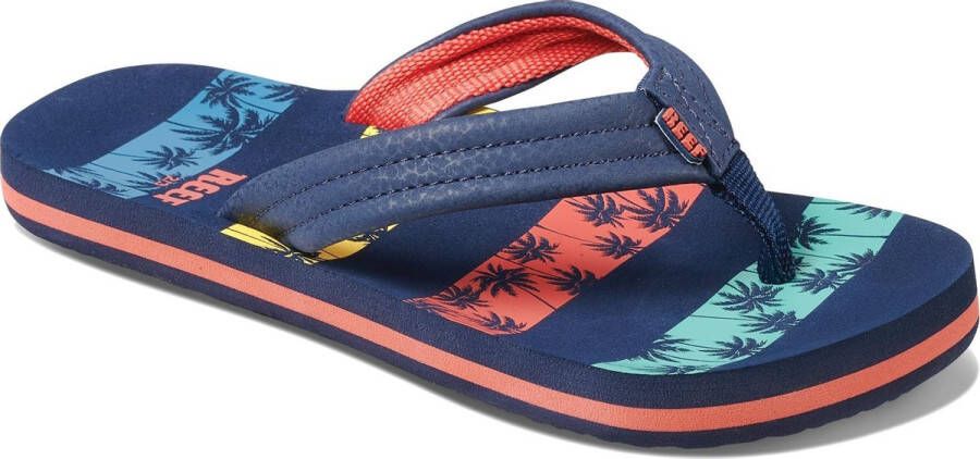 Reef Slippers Unisex donkerblauw geel rood groen blauw