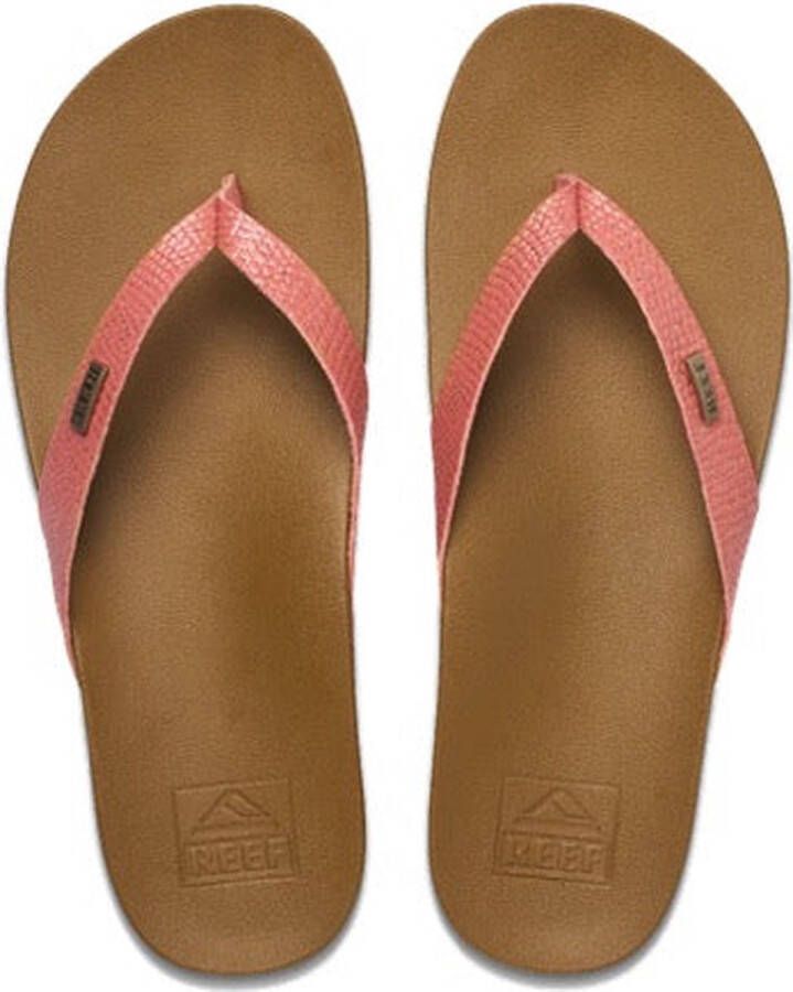 Reef Cushion Court Teenslippers Zomer slippers Dames Roze