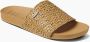 Reef Cushion Scout Braids Natural Slippers Dames - Thumbnail 1