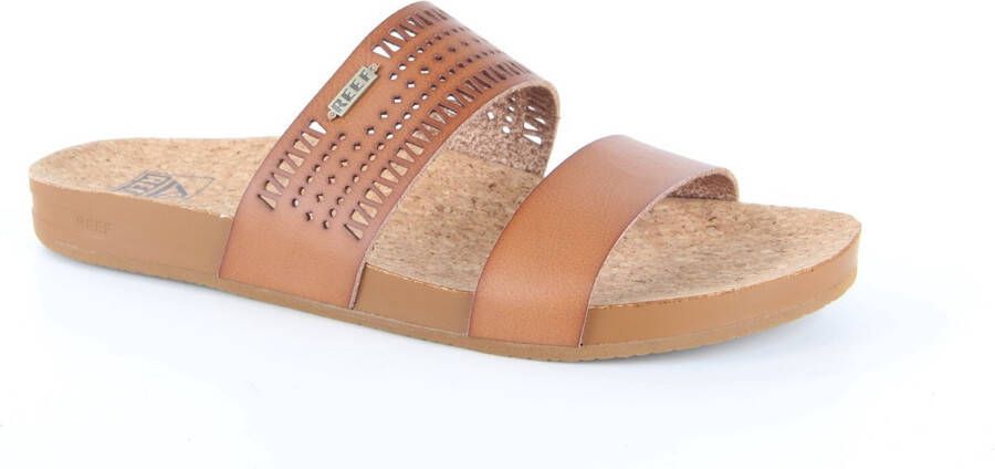 Reef Cushion Vista Perforated Slippers Coffee