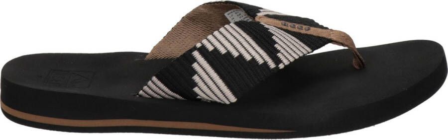 Reef Spring Woven Teenslippers Zomer slippers Dames Zwart - Foto 9