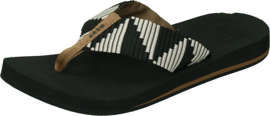 Reef Spring Woven Teenslippers Zomer slippers Dames Zwart - Foto 5