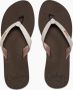 Reef Star Cushion Sassybrown White Dames Slippers Bruin Wit - Thumbnail 3