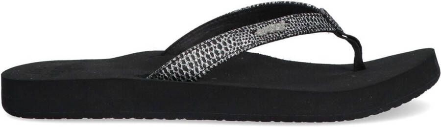 Reef Star Cushion Sassy Teenslippers Zomer slippers Dames Zwart