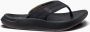 Reef Swellsole Cruiser Heren Slippers Zwart - Thumbnail 1