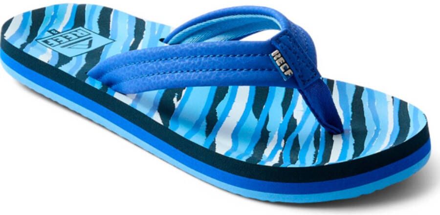 Reef Teenslipper Kids Ahi Royal Stripe