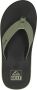 Reef The layback Black Olive Heren Slippers Teenslippers Groen - Thumbnail 9