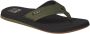 Reef The layback Black Olive Heren Slippers Teenslippers Groen - Thumbnail 2