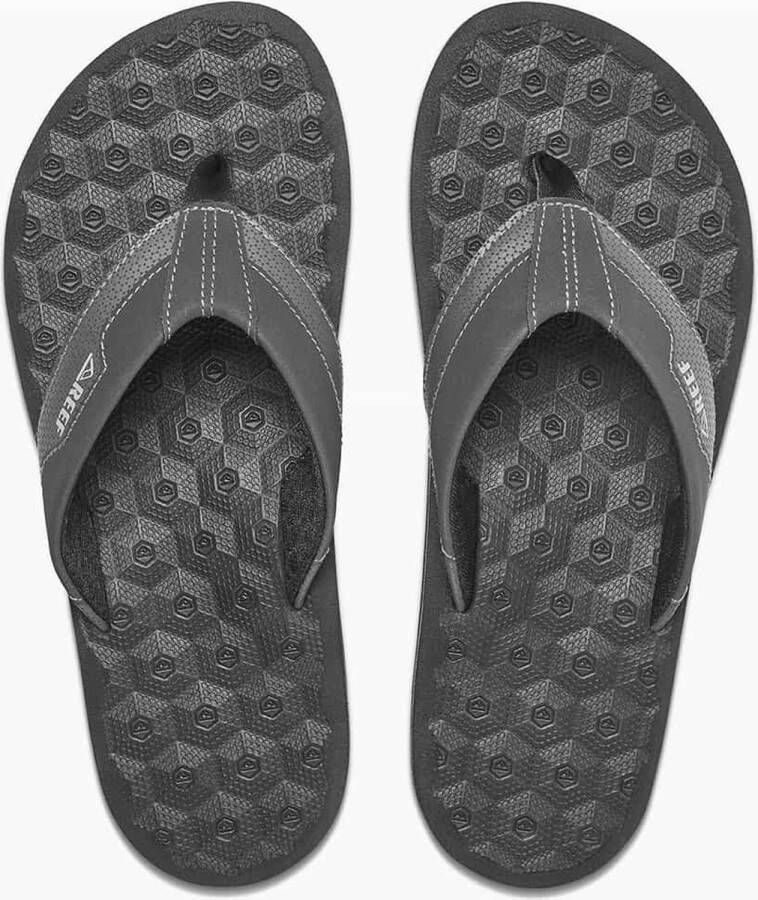 Reef The Ripper Heren Slippers Donkergrijs - Foto 1