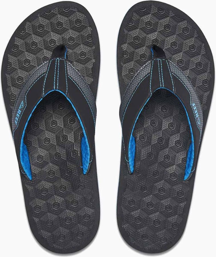 Reef The Ripper Heren Slippers Zwart Blauw