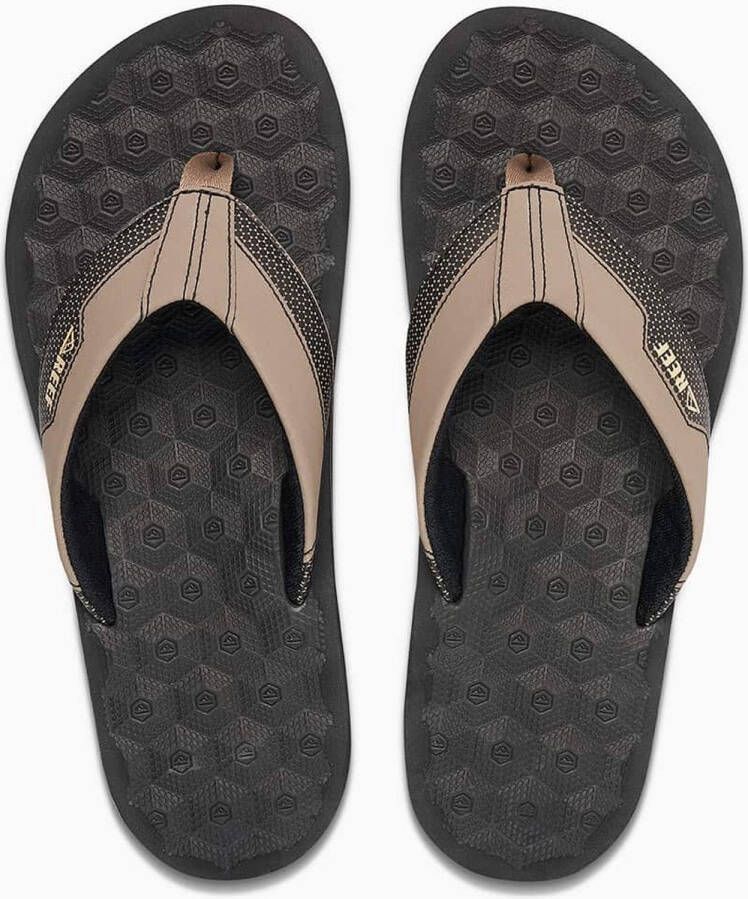 Reef The Ripper Heren Slippers Zwart Bruin