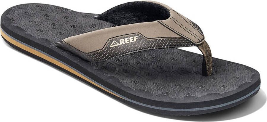 Reef The Ripper Heren Slippers Zwart Bruin