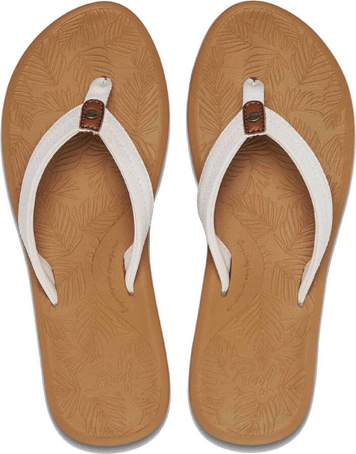 Reef Tides White-badslipper-slipper voetbed- slipper