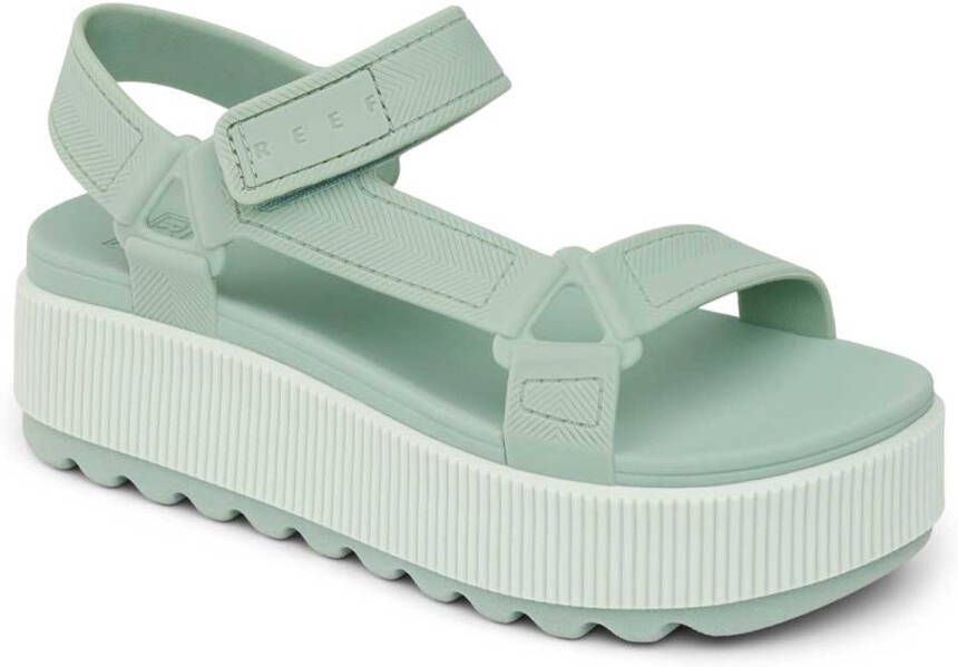 Reef Water Rem Higher Platform Sandalen Groen 1 2 Vrouw