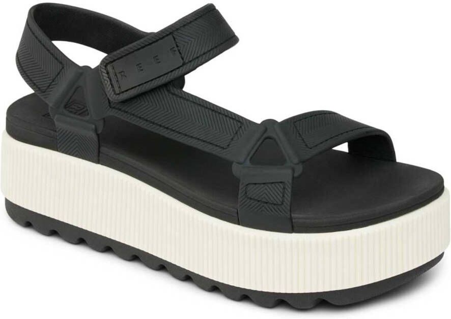 Reef Water Rem Higher Platform Sandalen Zwart 1 2 Vrouw