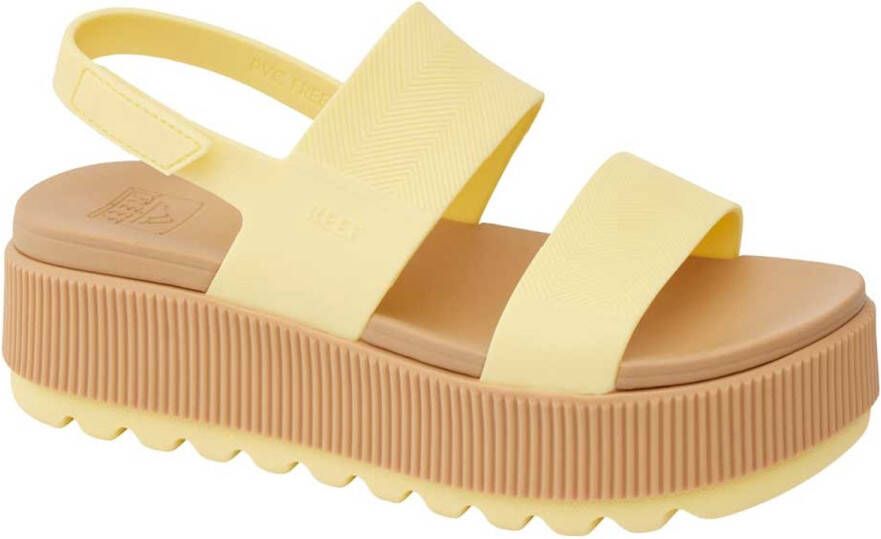 Reef Water Vista Higher Platform Sandalen Geel Vrouw