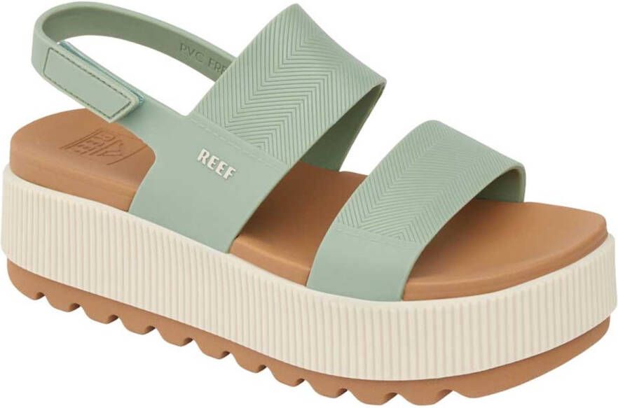 Reef Water Vista Higher Platform Sandalen Groen 1 2 Vrouw