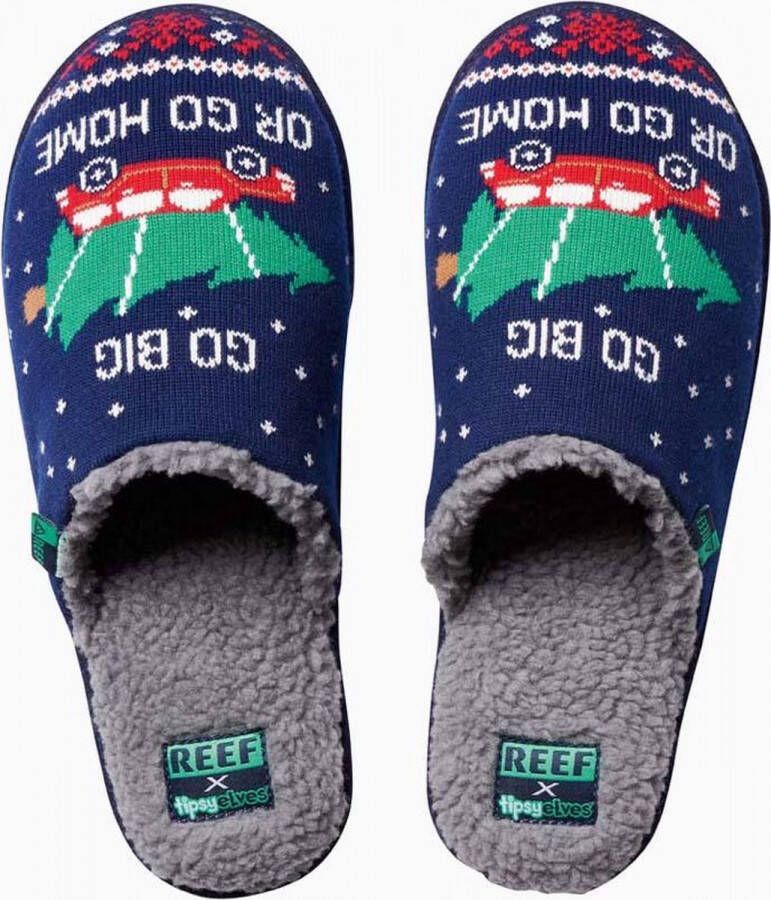 Reef X Tipsy Elves Go Big Or Go Home heren pantoffels -- sloffen