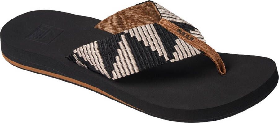 Reef Zwarte Teenslippers Spring Woven Pebble