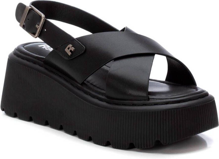 Refresh 172577 Platform Sandalen Zwart Vrouw
