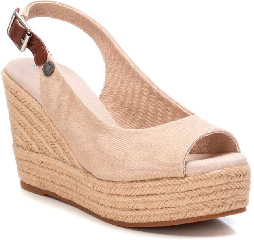 Refresh 172807 Canvas Wedge Espadrilles Beige Vrouw