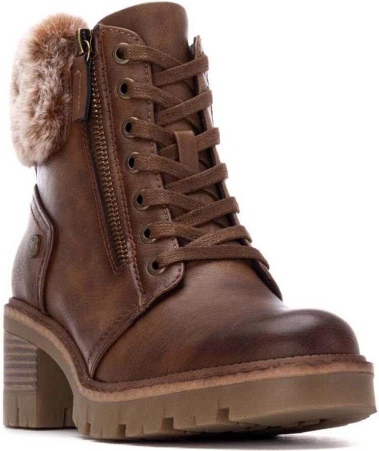 Refresh 172911 Booties Met Hak Bruin Vrouw