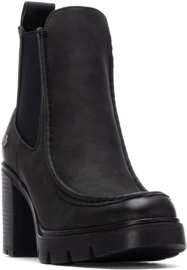 Refresh 172915 Booties Met Hak Zwart Vrouw