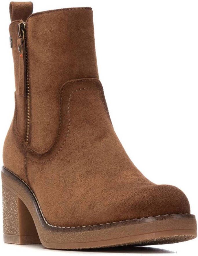 Refresh 173038 Booties Met Hak Bruin Vrouw
