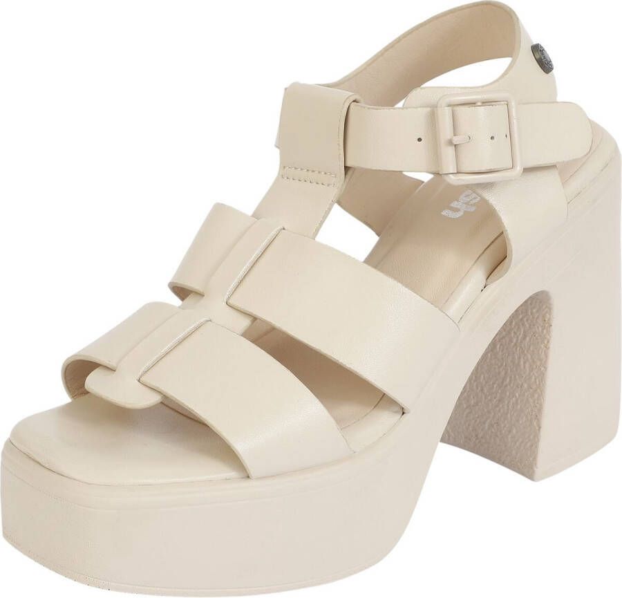 Refresh High Heel Hoge Hakken beige Polyurethaan Huwelijk Rock wear Rockabilly