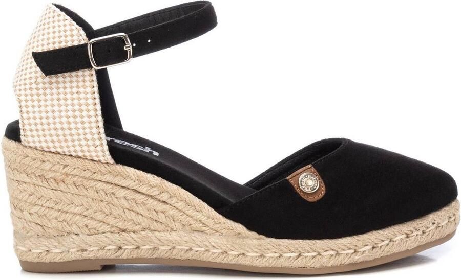 Refresh 17188 Wedge Espadrilles Zwart Vrouw