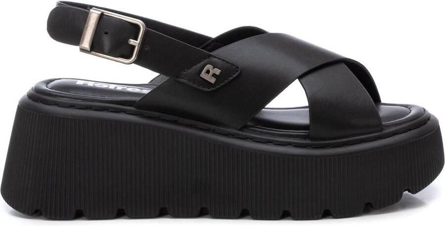 Refresh 172577 Platform Sandalen Zwart Vrouw