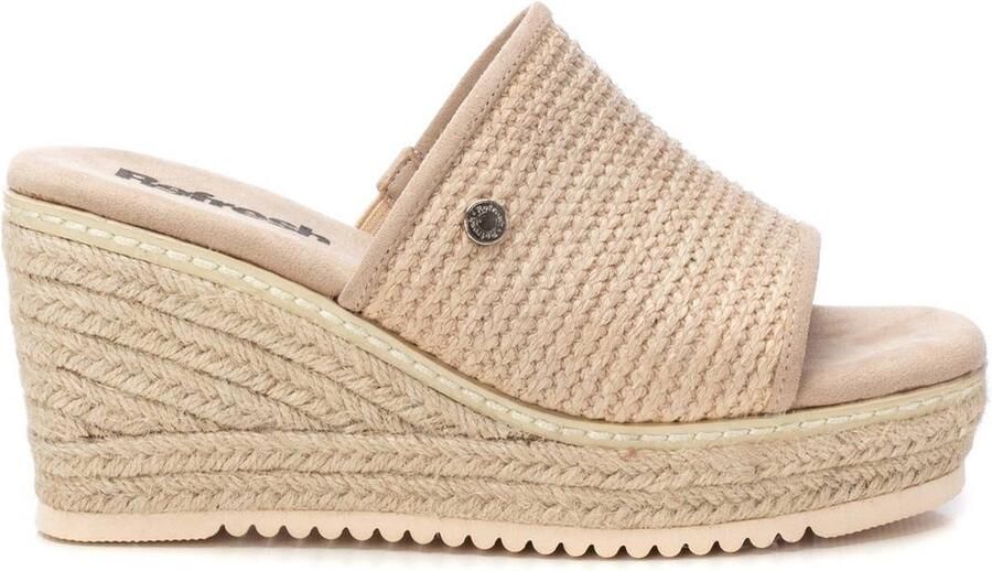 Refresh 17264902 Wedgesandalen Beige Vrouw
