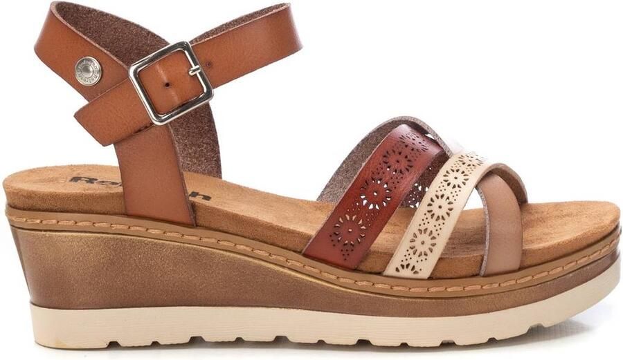 Refresh 172682 Platform Sandalen Bruin Vrouw