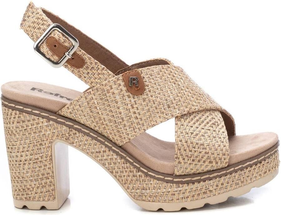 Refresh 172707 Hakken Sandalen Beige Bruin Vrouw