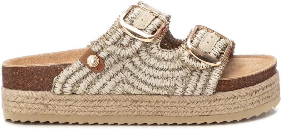 Refresh 17272001 Platform Sandalen Beige Vrouw