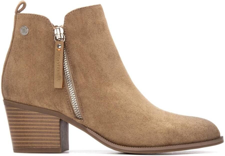 Refresh 173180 Booties Met Hak Beige Vrouw