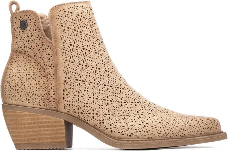 Refresh 175041 Booties Met Hak Beige Vrouw