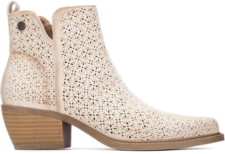 Refresh 175041 Booties Met Hak Beige Vrouw