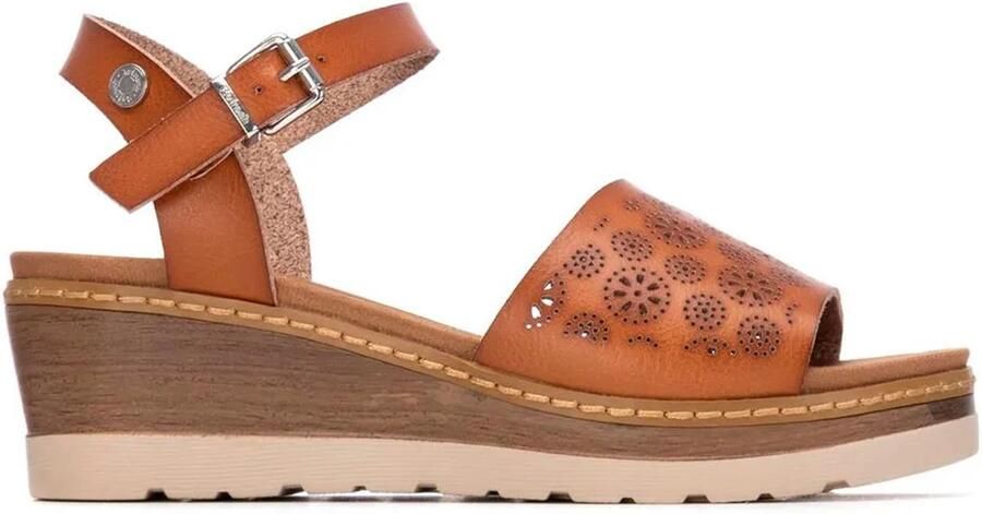 Refresh 175162 Wedgesandalen Bruin Vrouw
