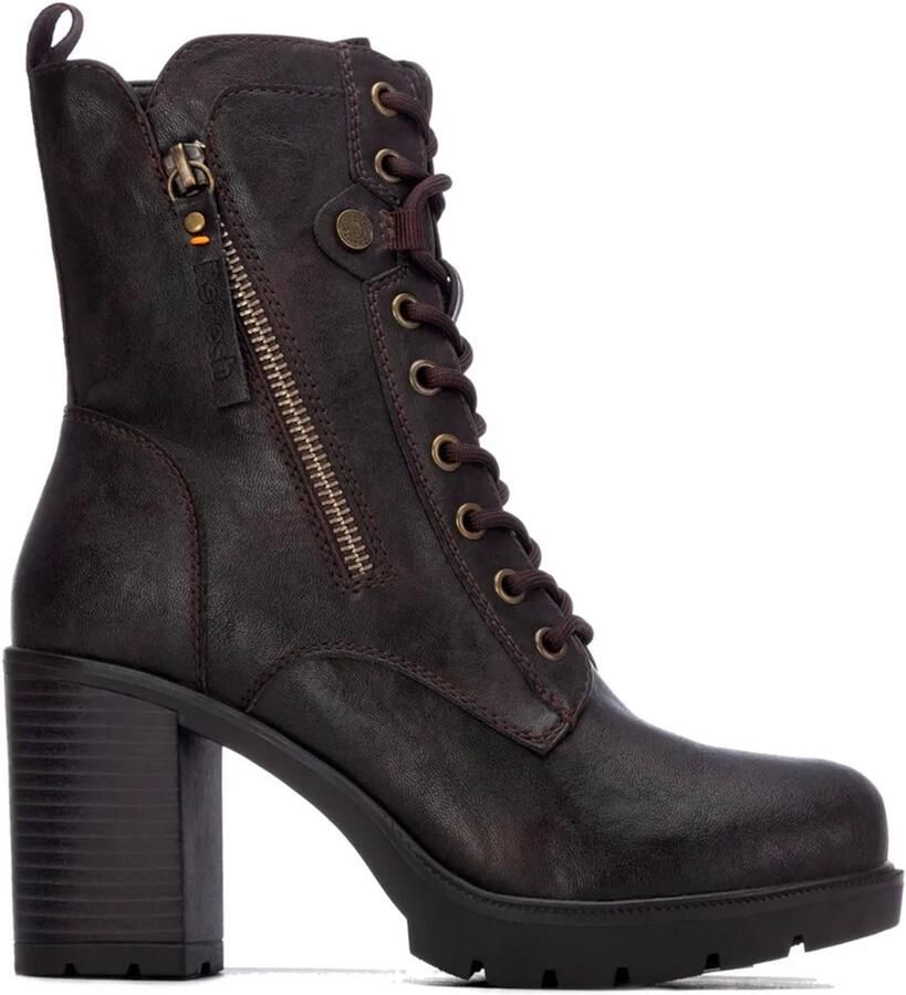 Refresh 17607303 Booties Met Hak Bruin Vrouw