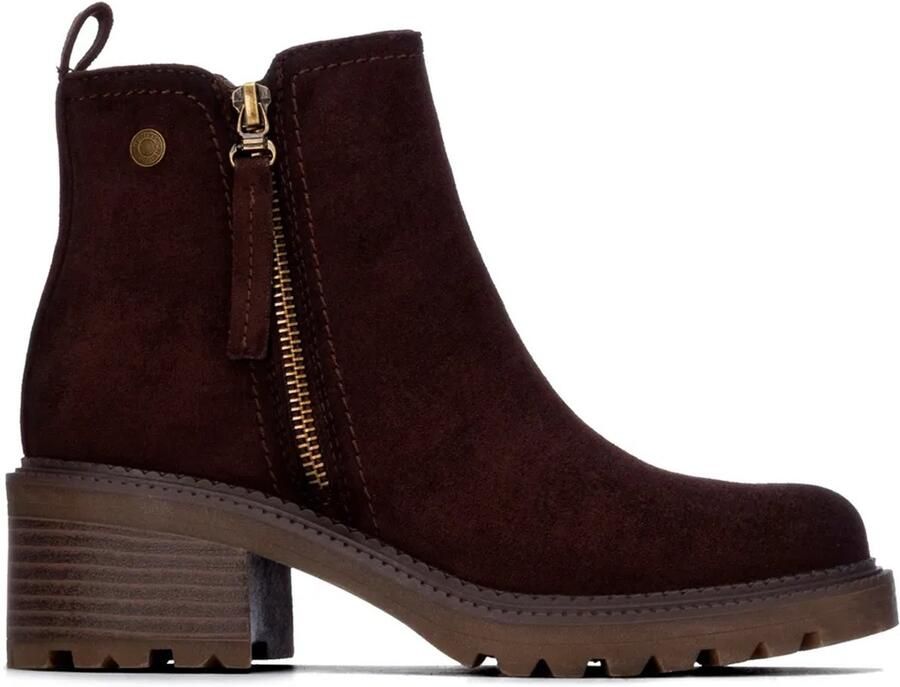 Refresh 17624603 Booties Met Hak Bruin Vrouw