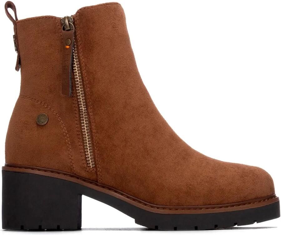 Refresh 17628302 Booties Met Hak Bruin Vrouw