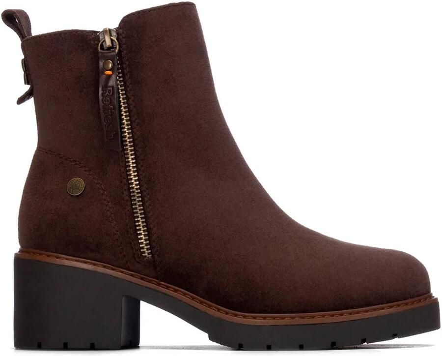 Refresh 17628303 Booties Met Hak Bruin Vrouw