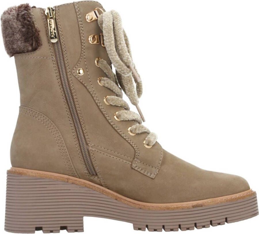 Regarde le Ciel Bruine veterlaars met hak voor dames Brown Dames
